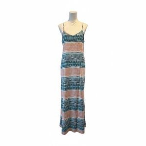 MiaoMiao Geometric Aztec Print Maxi Dress NWT Size Medium Boho Summer